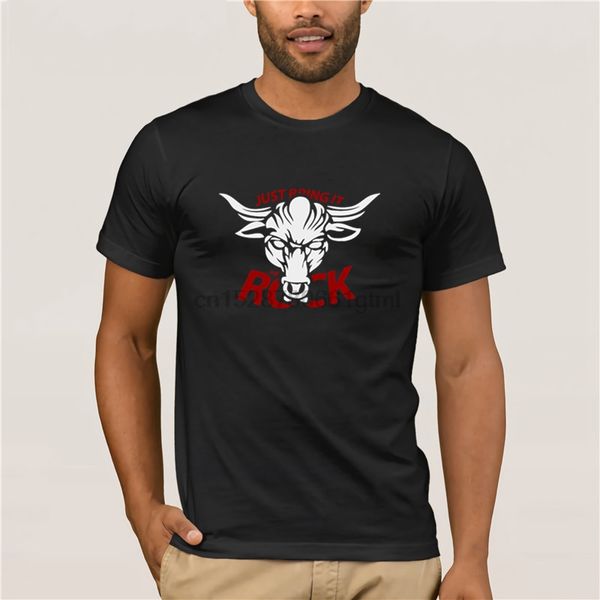 

fashion t shirt 100% cotton new arrivals youth t shirts man dwayne johnson the rock brahma bull just bring it tees shirts