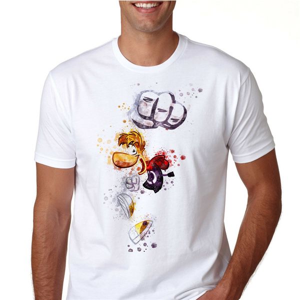 

rayman t-shirt cotton tee shirt pc game tshirt n140 popular