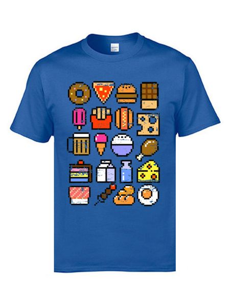 

лучшего качество подросткового хлопка tee рубашка slim fit 8 битого гурман н проблемного изображения футболка лето смешной топы футболка o-о