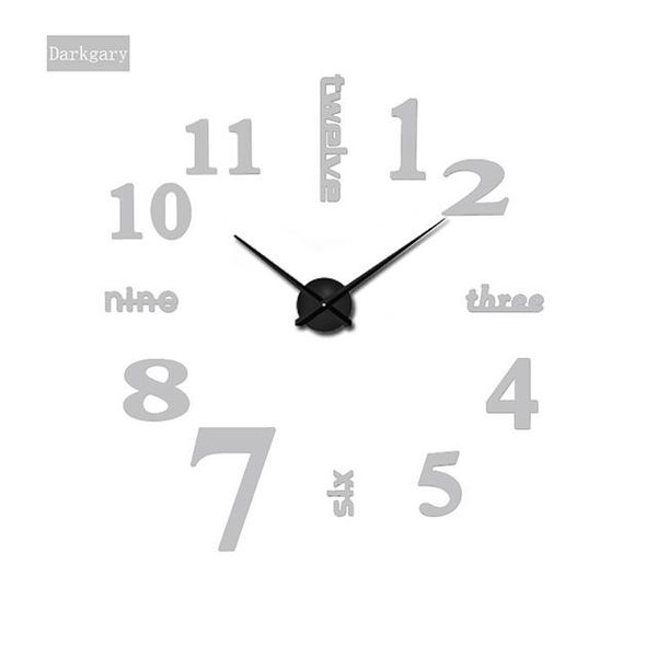 

свадебный подарок muhsein акриловые супер наклейки free wall часы big украсьте room clock 2020 mirror metal shipping jllxcp garden_light