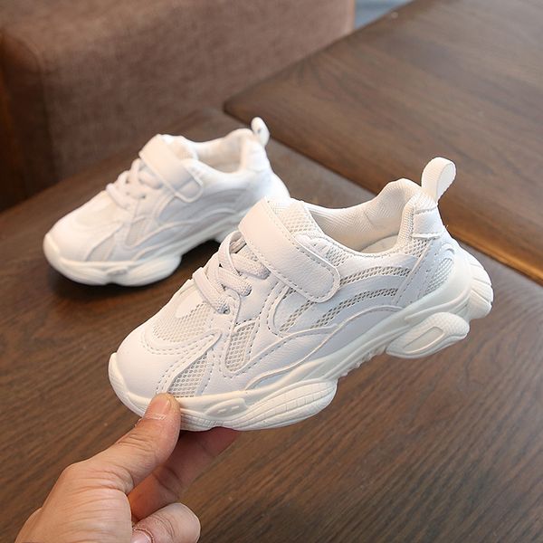 

mxhy 2020 new spring and autumn children's shoes for boys casual shoes for children sports girls travel running, Black