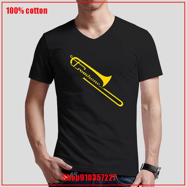 

trombone t shirts v-neckpersonalized short sleeves printed t-shirt new arrival color diversified tshirts tee shirt homme t shirt