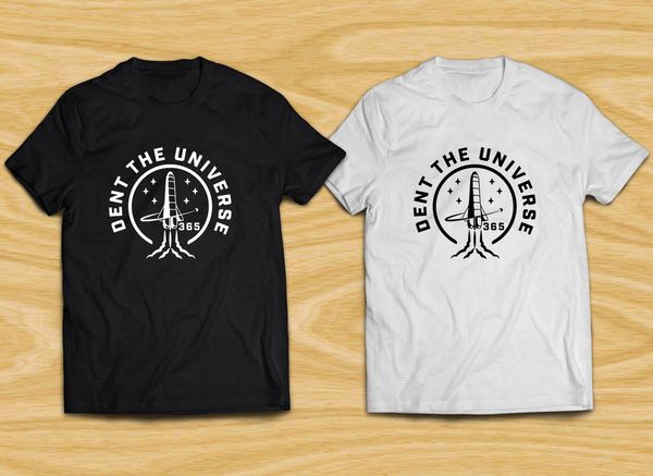 

2019 new summer fashion tee shirt paul limited 365 dent the universe black and white t-shirt tee shirt