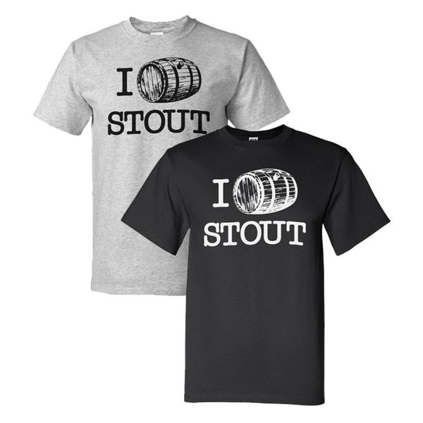 

i love stout tee shirt barrel aged homebrew craft beer brewery 2020 fashion style men classic crewneck tee t shirt