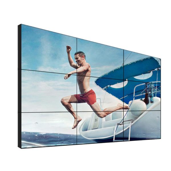 

customized 2x2 3x3 46" lcd video wall did advertising display 55 inch lcd video wall 0.88mm bezel for shopping mall and exhibiti