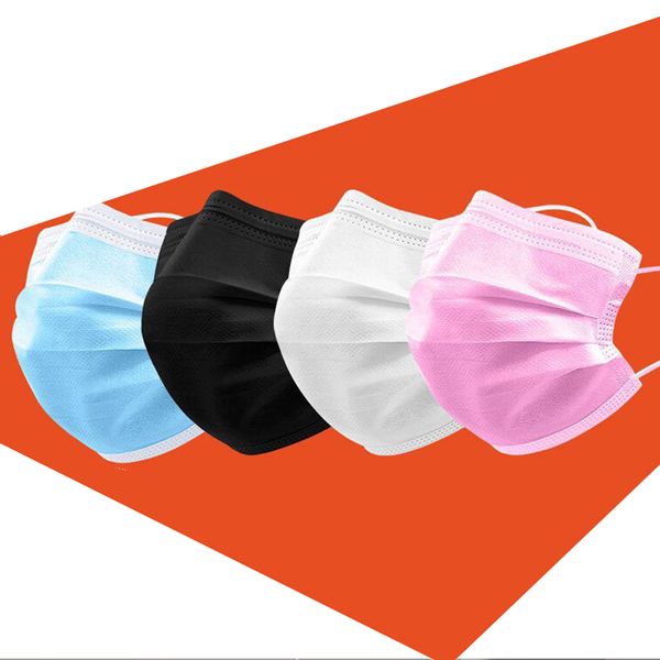 

disposable white chilidren layer 3 kids mouth fa masks black non-woven uvdtb mask fa masks dust 3-ply bdkdd pink colorful cover ceced