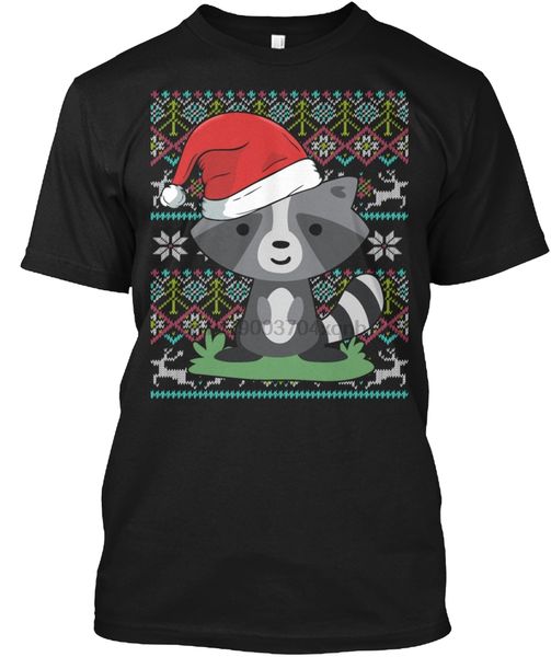 

men t shirt racoon animal ugly christmas sweater women tshirt