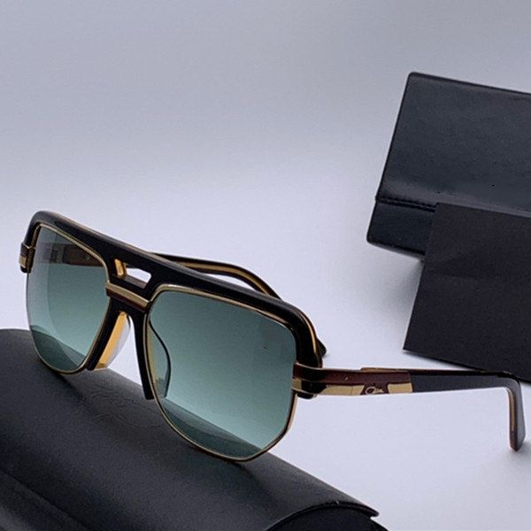 

The latest selling popular fashion men designer sunglasses 9083 square plate metal combination frame top quality UV400 lens with box 0936The
