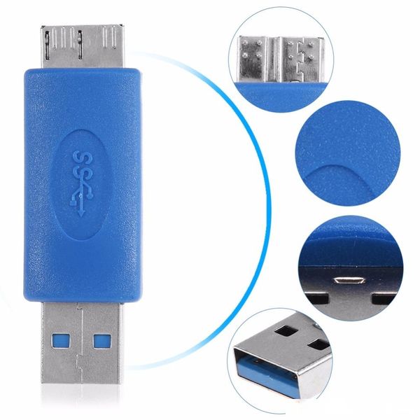 

standard usb 3.0 type a male to micro b male connector converter adapter pro