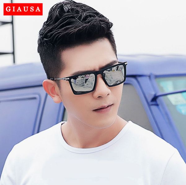 

2020 brand design retro polarized sunglasses men women vintage eyewear accessories black grey sun glasses for male female, White;black