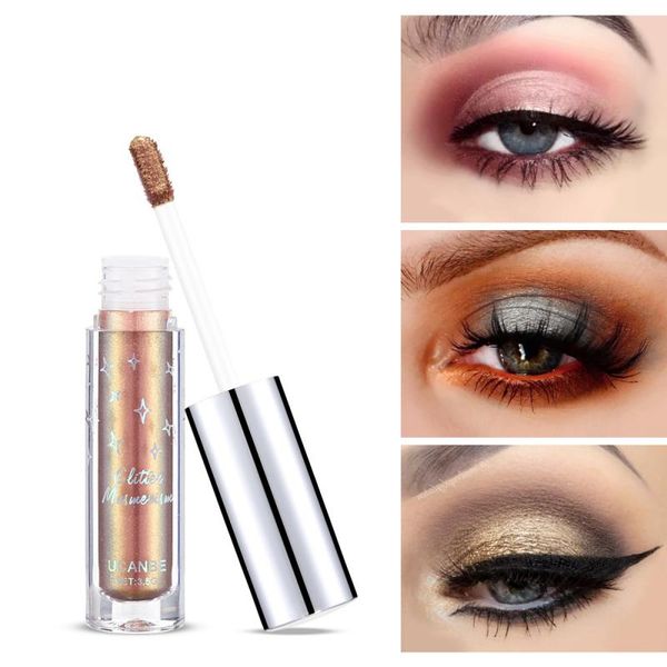 

8 color shiny eyeliner pen metallic diamond eyeshadow palette long lasting shimmer pigmented liquid eyeshadow cosmetic tslm2