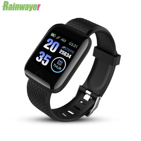 

116Plus Smart Watch Bracelet Men Women Blood Pressure Fitness Tracker Heart Rate Monitor Pedometer Smart Wristband For Android