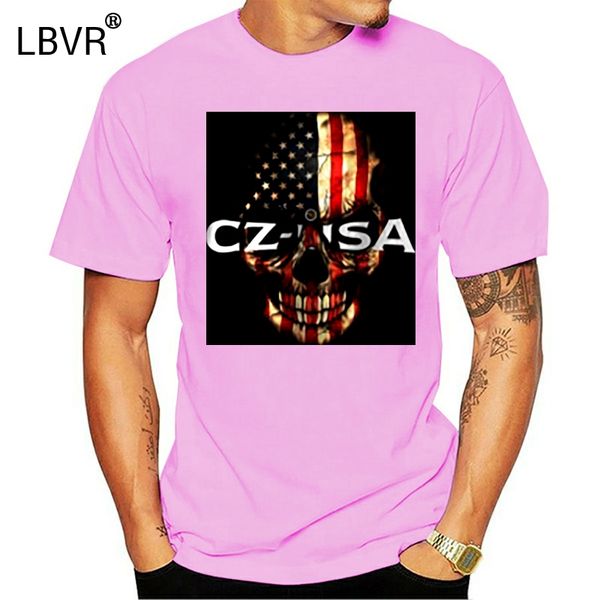 

new ceska zbrojovka firearms guns cz - usa logo t shirt (ultra cotton