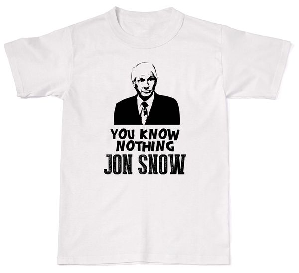 

2019 summer fashion men o-neck t shirt you know nothing john snow jon funny thrones mens womens cotton t-shirt t shirt
