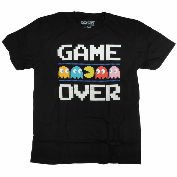 

pacman t shirt - game over 100% official classic retro arcade game namco