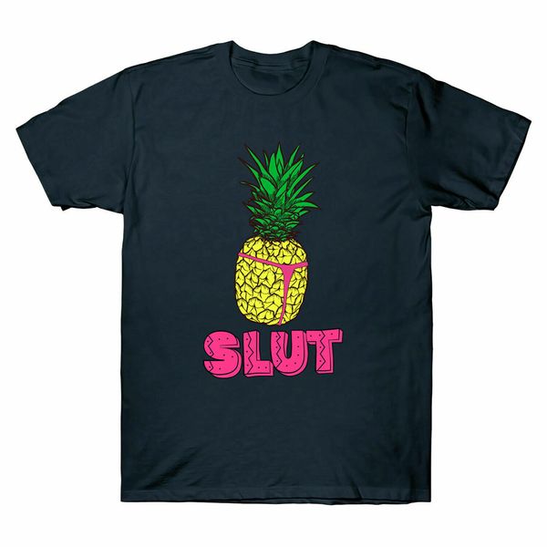

captain holt pineapple slut brooklyn nine nine tv show men's cotton t shirt fashion cool tee shirt
