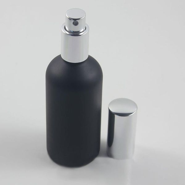 

spray/lotion bottle design new black/black frosted glass 100ml