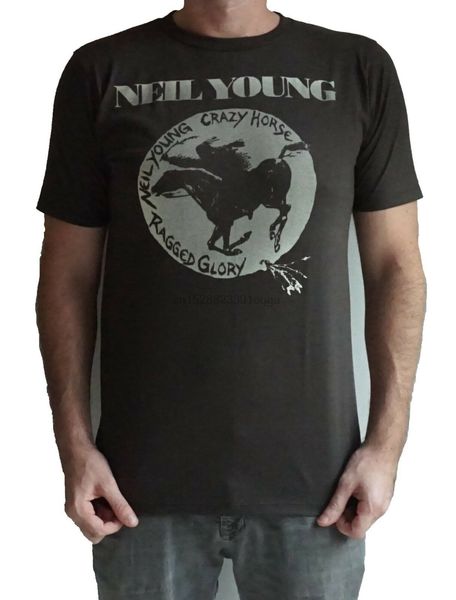 

neil young crazy horse t-shirt retro rock