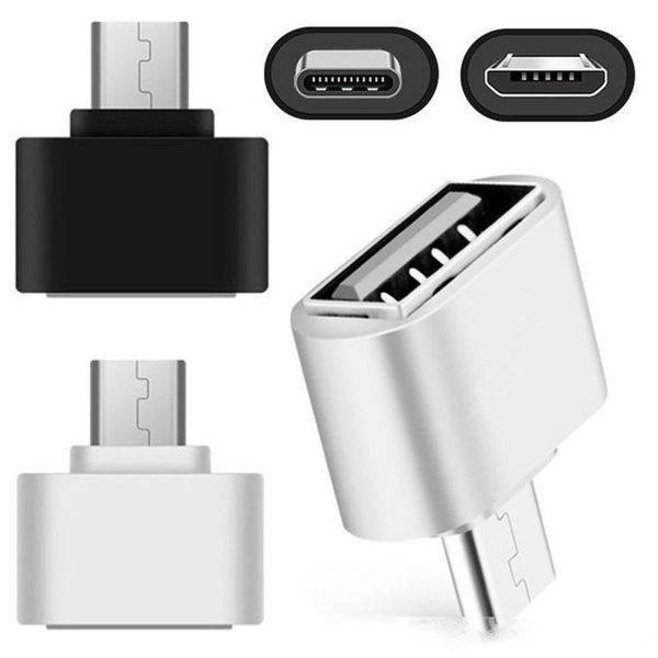 

type c to usb otg adapter converter micro to usb otg adapter for samsung android phone keyboard pc camera