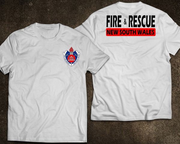 

new south wales firefighter fire department rescue rare australia logo 2019 new arrive men t-shirt casual tees funny t shirts