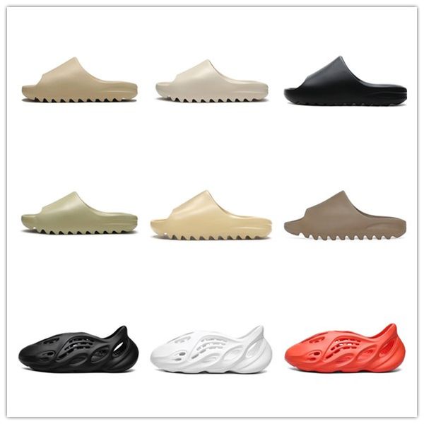 

mens women 450 slippers foam runner desert sand resin beach women men slides slipper sandal sandals 36-45, Black