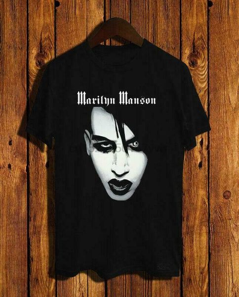

new marilyn manson face t-shirt size s m l xl 2xl 3xl tee usa size em31