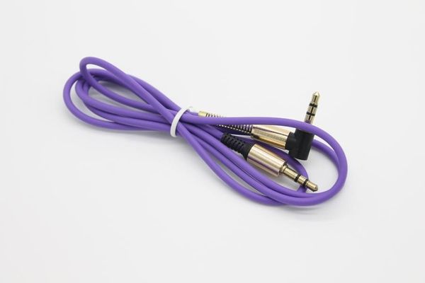 

1m/3ft 3.5mm gold-plated l plug male to male aux audio cable cord by dhl 200