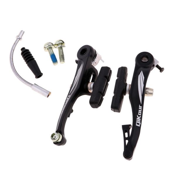 

1 set aluminum alloy linear pull bicycle brake set v brake noodle cable guide pipe for mountain mtb bike folding bicycle