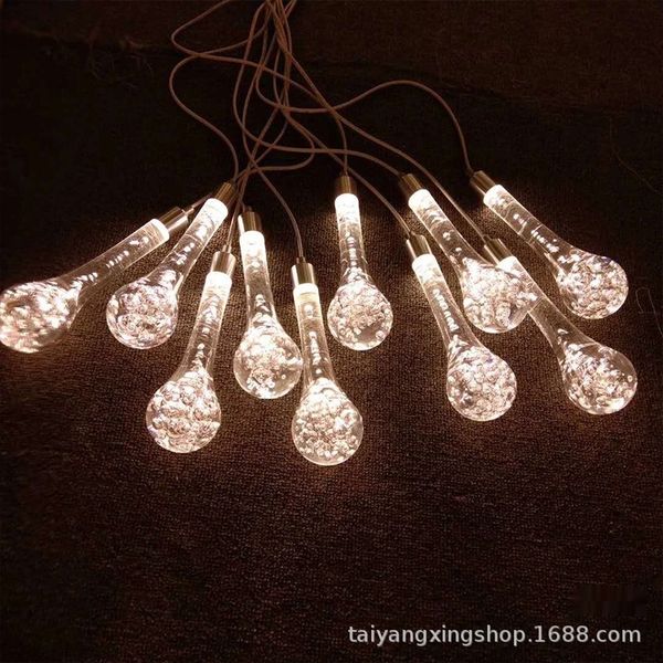 

ceiling props dripping props chandelier chandelierchandelier wedding arrangement stage ornament indoor decorative lamp acrylic dripping lamp