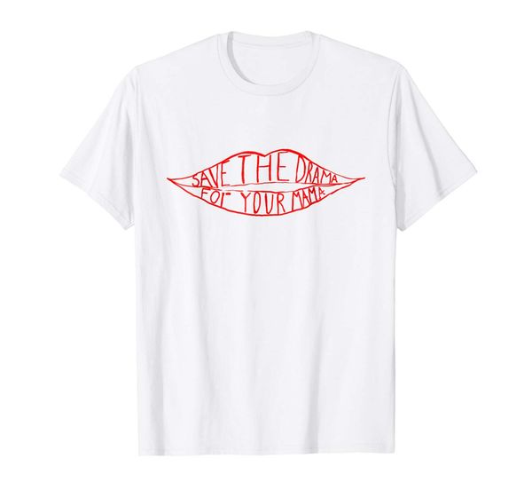 

2019 мужская мода футболки сохранить драматического for your mama женщин red lips t shirt