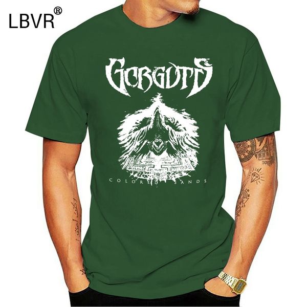 

смешные люди тенниска женщины новизна тенниску gorguts цветные пески t-shirt