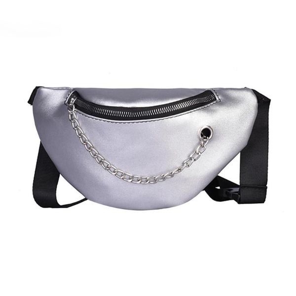 

waist bags women fanny pack glitter belt chest bag small shoulder lady belly purse