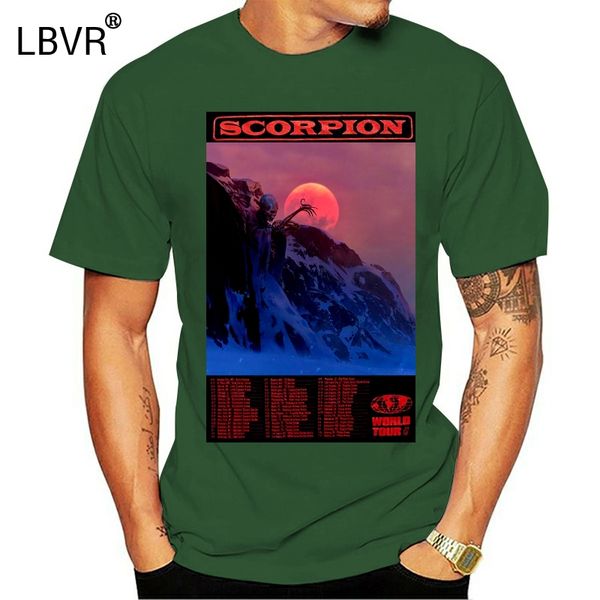 

size xxxl 2018 drake scorpion world concert aubrey and the 3 migos tour t shirt letter tee