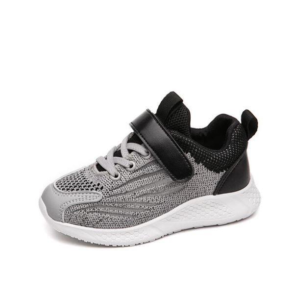 

2020 new autumn kids breathable boys girls sport shoes children casual sneakers baby running shoes mesh canvas shoes, Black