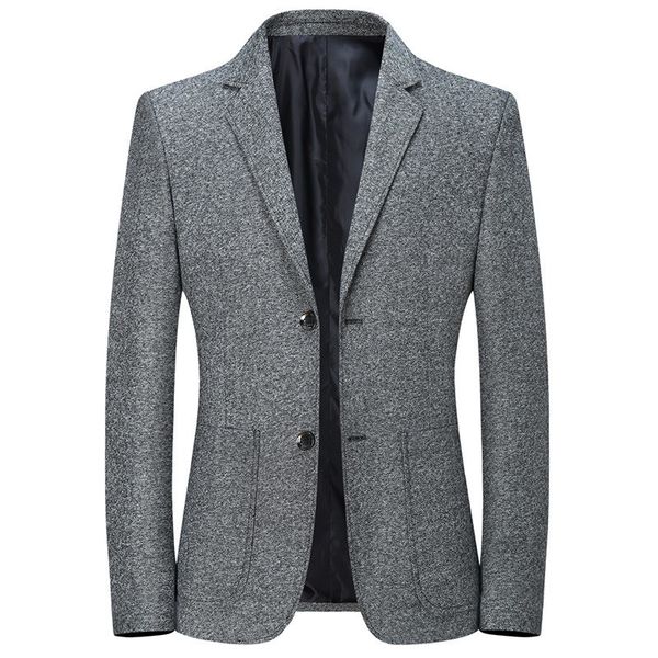 

men business blazers spring autumn new men's slim fit wild suit coats male solid color lapel blazers coat brand clothing, White;black