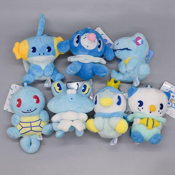 

10см плюшевые игрушки брелок подвеска squirtle froakie mudkip piplup totodile popplio