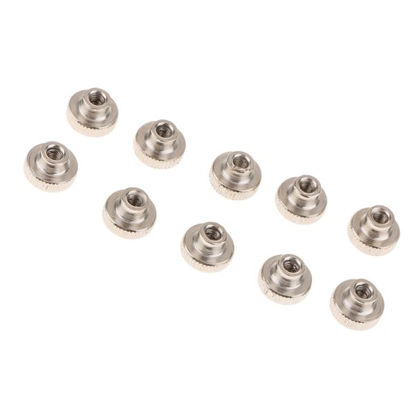 

10pcs metal adjust leveling knurled thumb nut m3 3d printer heated bed