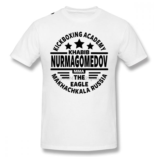 

khabib nurmagomedov short sleeve casual o-neck stylish mans retro cotton s-6xl big size t-shirt