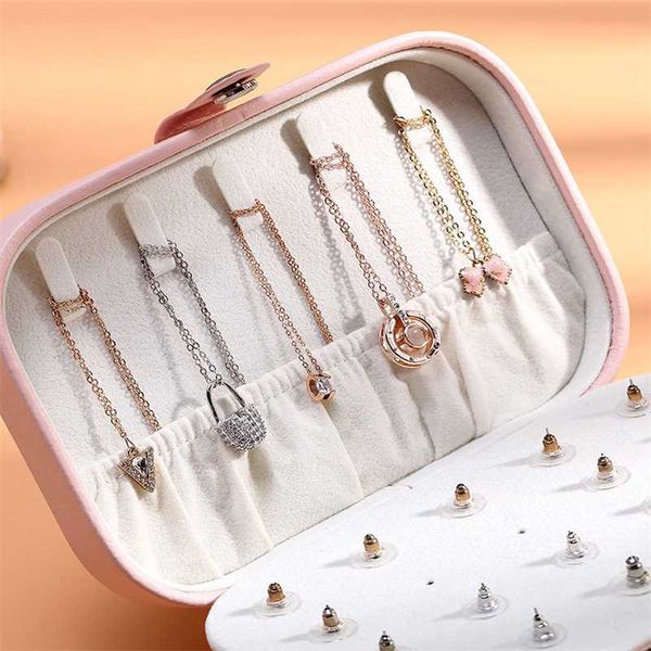 

diamond sewing travel jewelry zipper storage cases jewelry organizer bag for necklace, earrings, rings, bracelet, Pink;blue