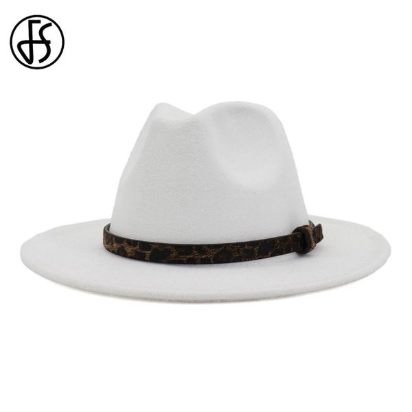 

wide brim hats fs white fedora hat women wool felt panama trilby cap men gentleman wedding elegant lady black red pink jazz, Blue;gray