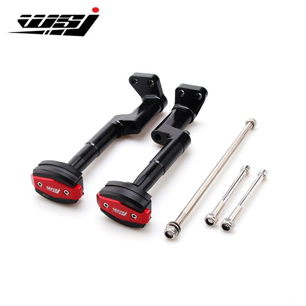 

wsj carbon crash cnc aluminum motorcycle engine slider frame protector falling protection for gsx250r gw250 dl250