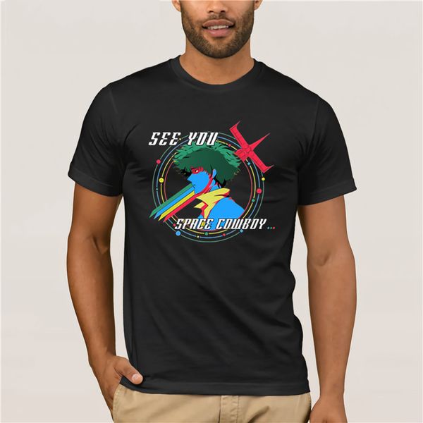 

2020 fashion t shirt see you space women men manga cartoon anime comics cowboy bebop cosmic cartoon fun t-shirt