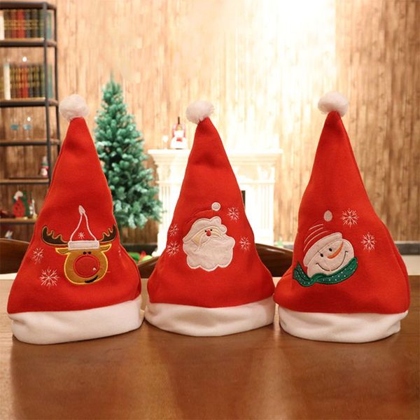 

christmas decorations hats embroidery children hat xmas dress up costume accessories for parties festival cultural performance