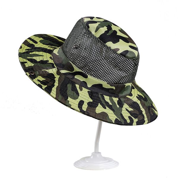 

waterproof bucket summer men women fishing boonie hat sun uv protection long large wide brim bob hiking outdoor r8pd, Blue;gray