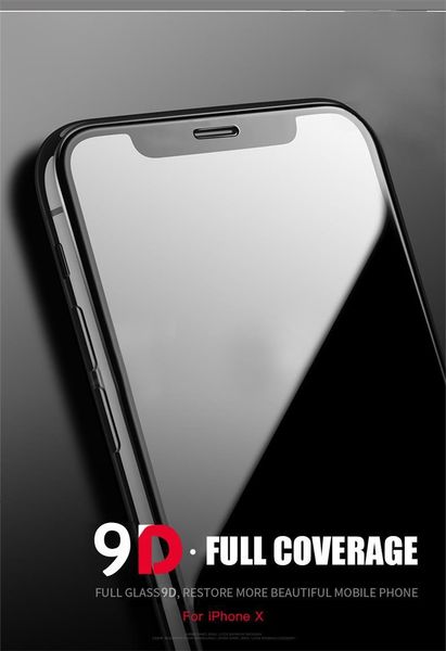 

9d tempered glass for iphone 11 11 prox xs max xr 8 8 7plus 6 6s complete film se 5s screen protector