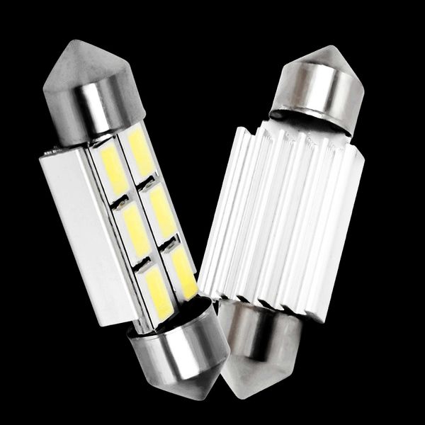 

1pc 36mm c5w c10w c3w sv8.5 6 led 5630 smd festoon canbus no error car licence plate light auto dome lamps reading lights 12v