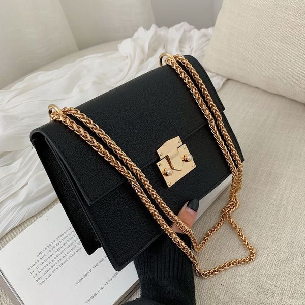 

mlhj pu leather flip cover shoulder bags for women 2020 small shoulder crossbody bag female luxury lock chain handbags and purse