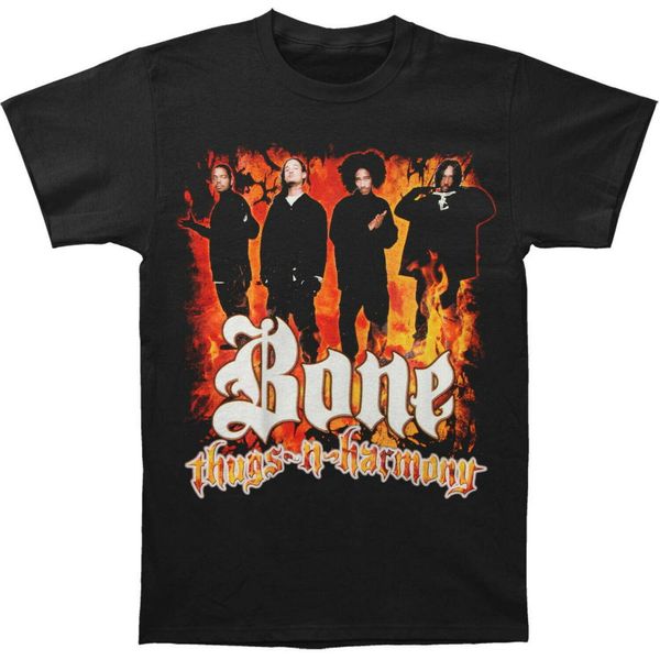 

аутентичная bone thugs-n-гармония классического тонкий-fit tops тройник рубашка s-2xl new красочные o шеи футболка