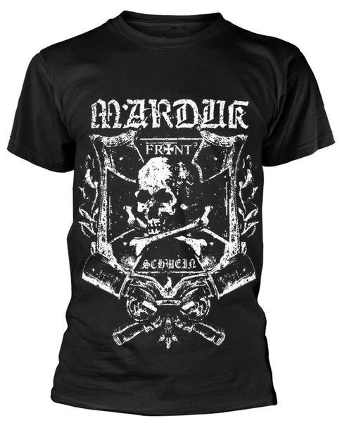 

marduk 'frontschwein shield' t-shirt - new & official printed t shirts short sleeve hipster tee