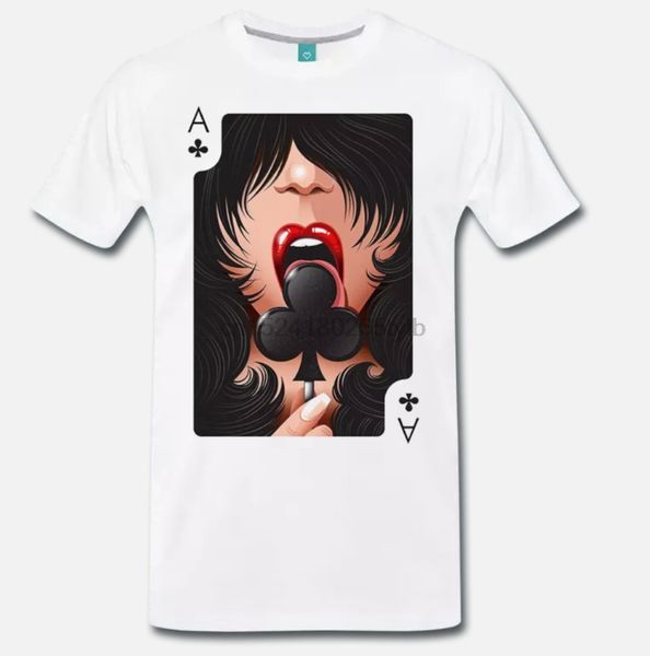 

t-shirt maglia tributo carta da poker cuori quadri picche fiori artwork 2
